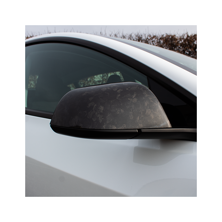 Hiiliset peilikorkit - Tesla Model 3