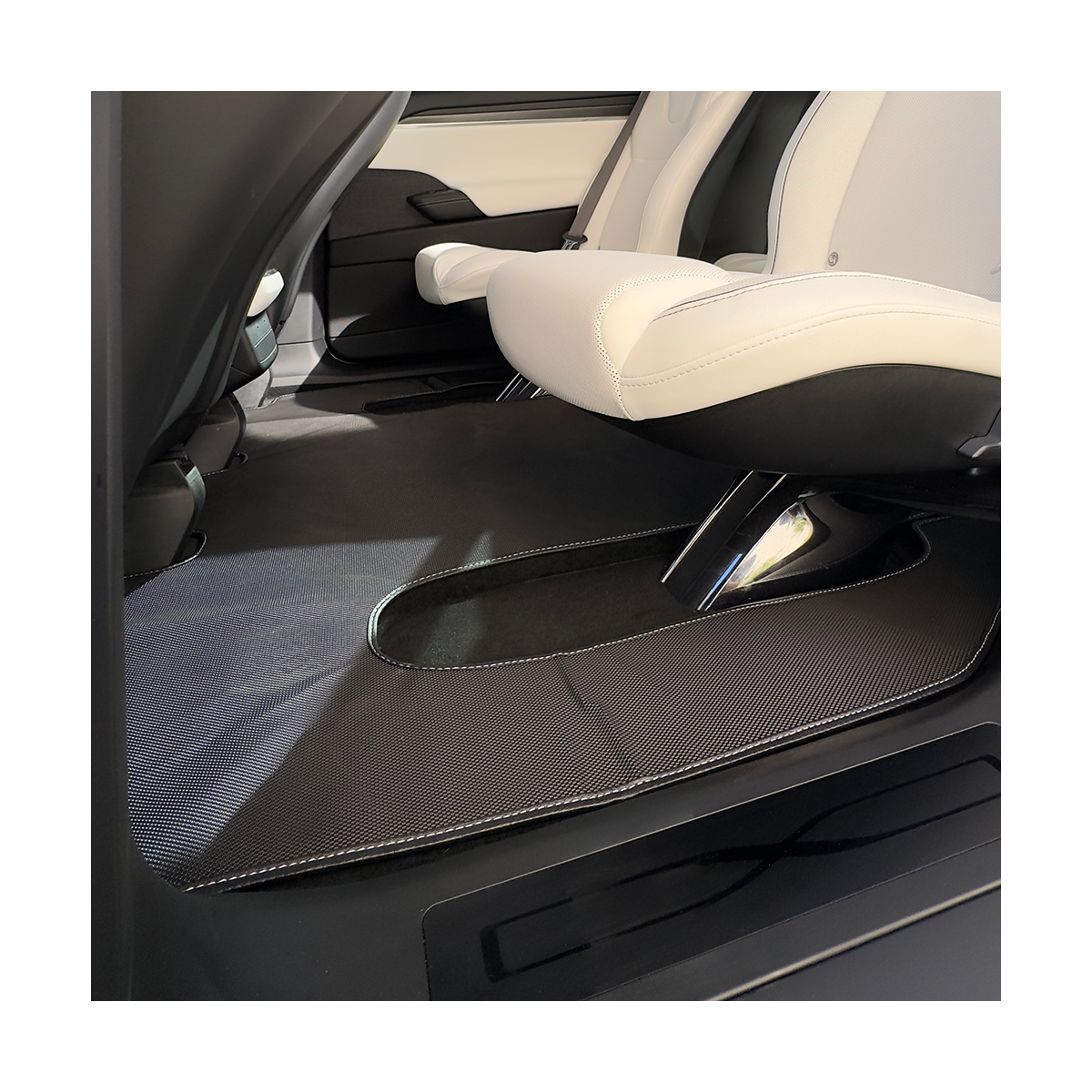 PVC-lattiamatto Tesla Model X LR & Plaid 2022+ -malleihin