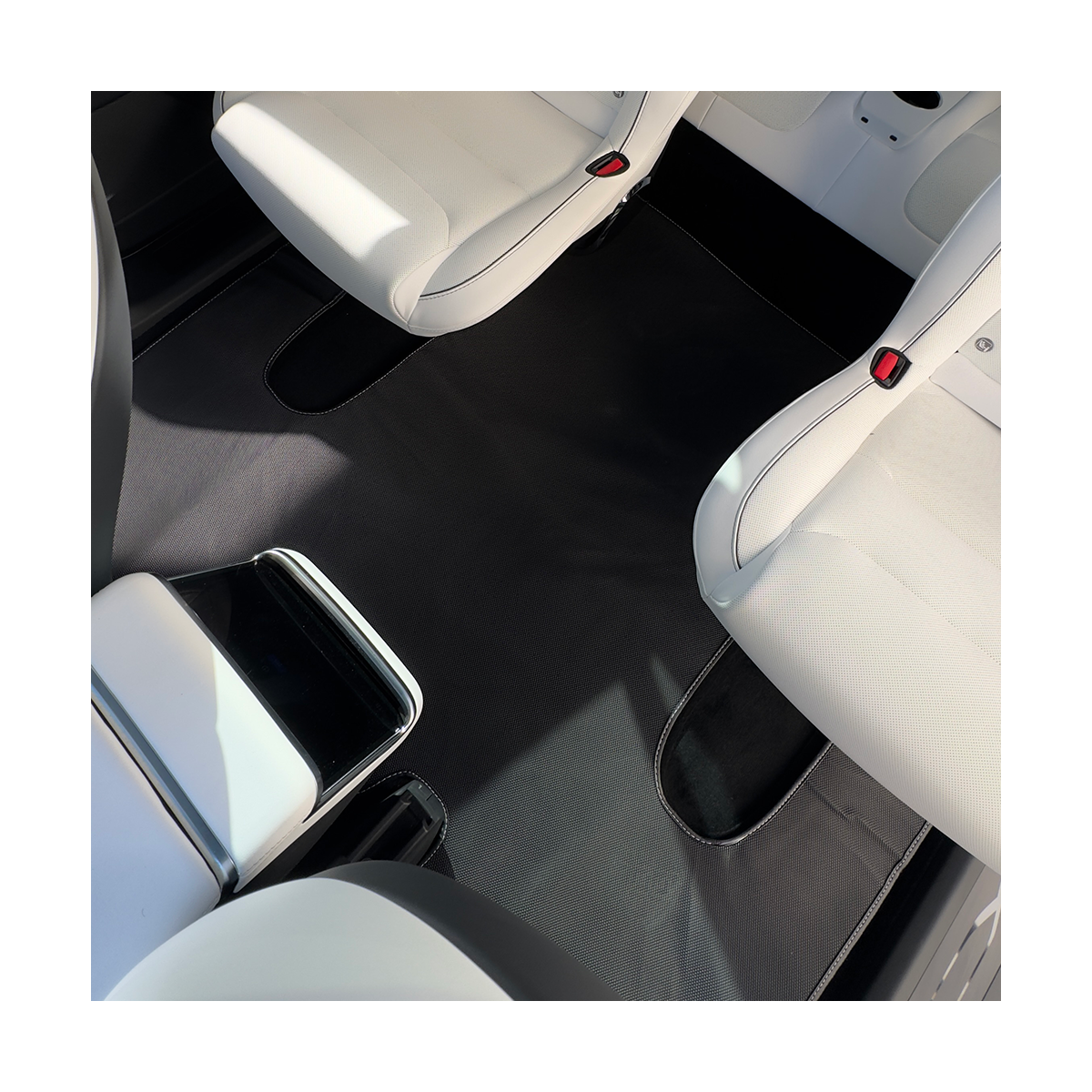 PVC-lattiamatto Tesla Model X LR & Plaid 2022+ -malleihin
