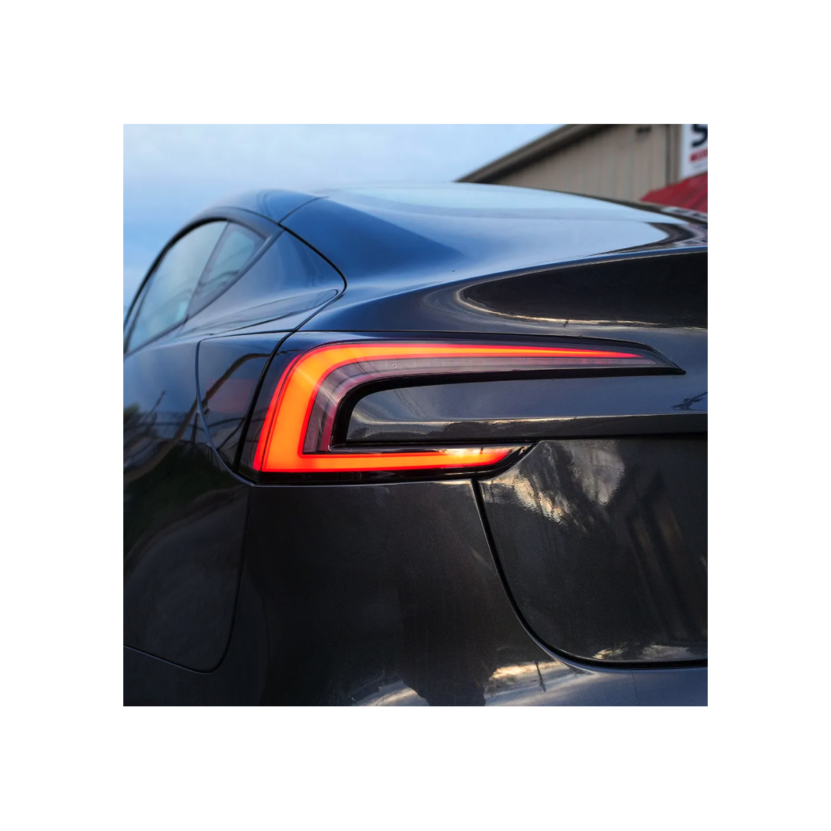 Προστασία PPF πίσω φαναριών για Tesla Model 3 και Tesla Model Y