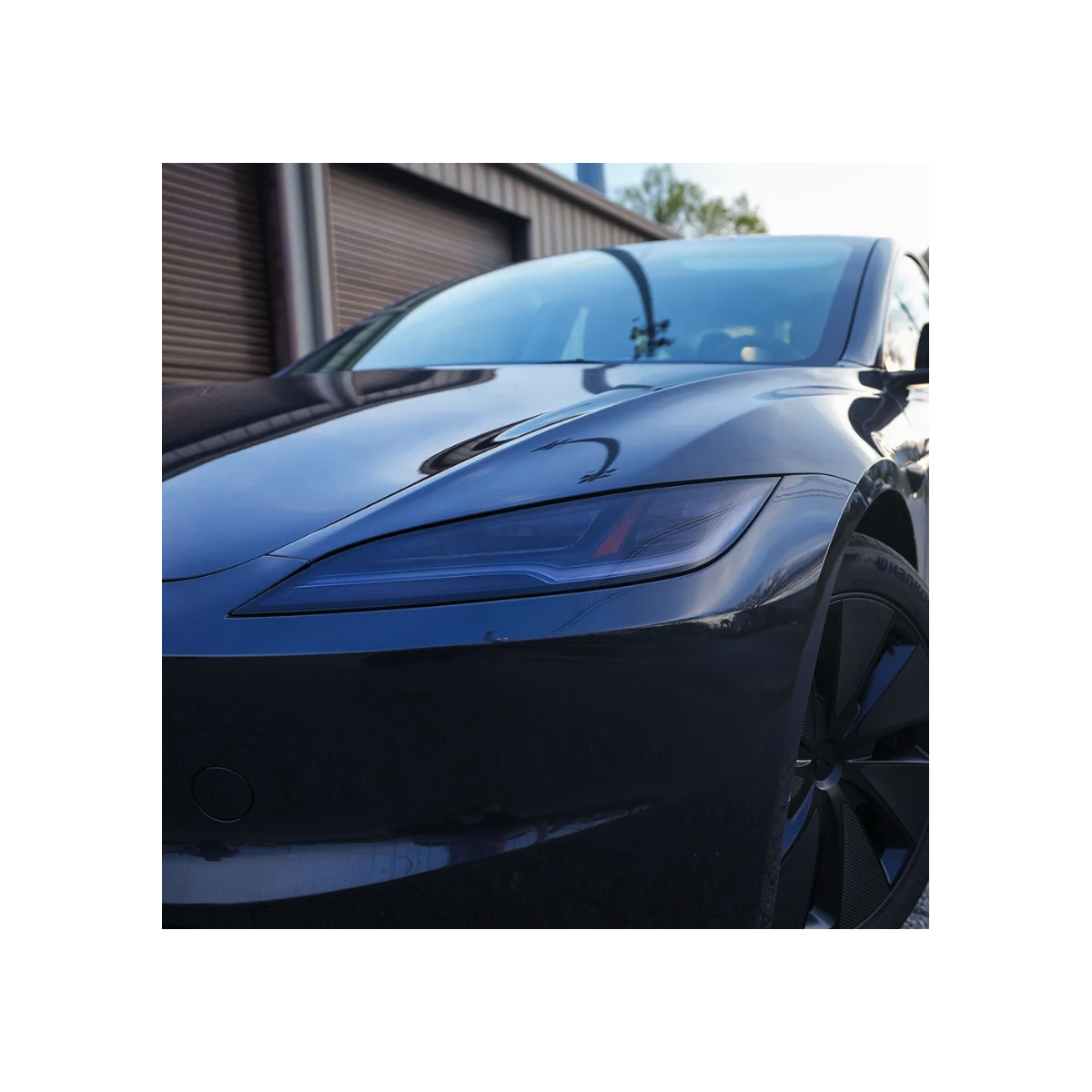 Folia PPF ochronna i przyciemniająca na reflektory i światła przeciwmgielne - Tesla Model 3 i Y