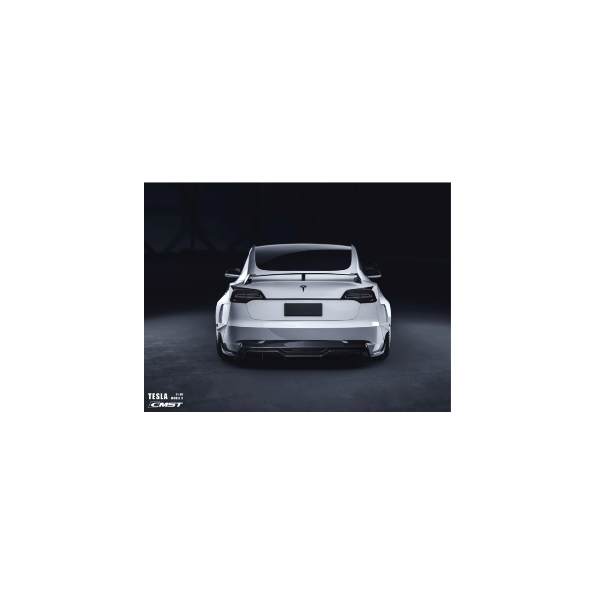 CMST Tesla Bakre diffusor i karbon ® V5 - - Model 3