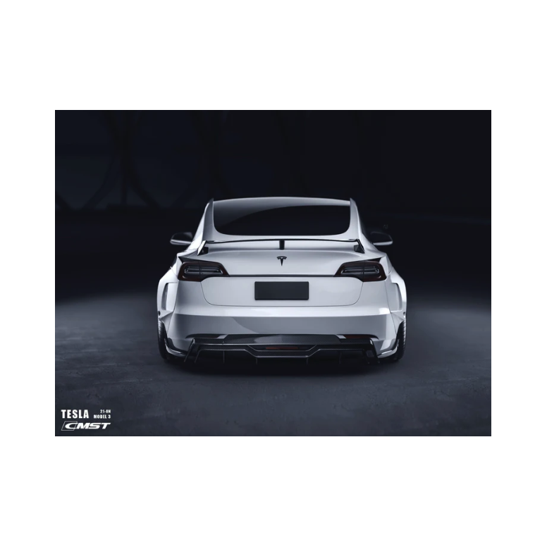 Diffusore posteriore in carbonio CMST® V5 - Tesla Model 3