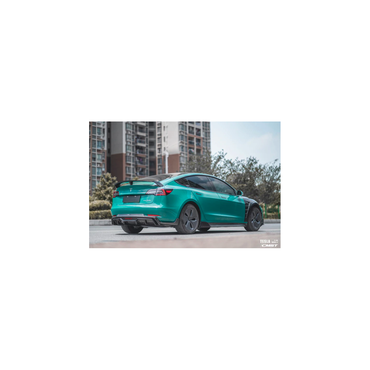 CMST Tesla Bakre diffusor i karbon ® V5 - - Model 3