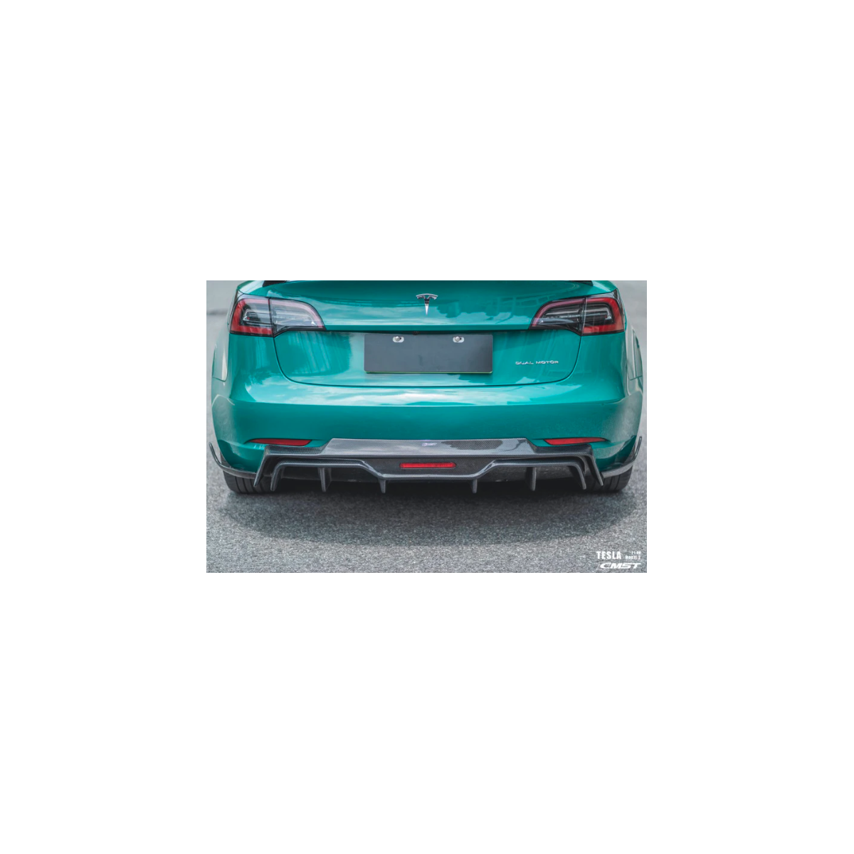 CMST Tesla Bakre diffusor i karbon ® V5 - - Model 3