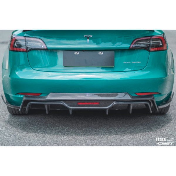 Koolstof achterdiffusor CMST® V5 - Tesla Model 3