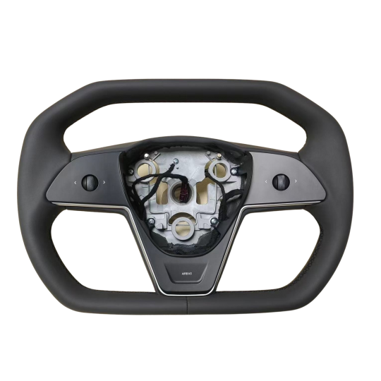 CyberTruck design replacement steering wheel for Tesla Model 3 and Model Y