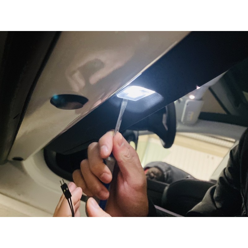 Lumière de porte de voiture Led pour Tesla modèle 3 S X 19-21, 4