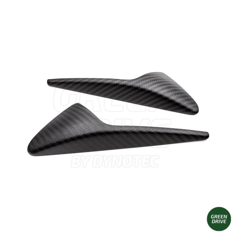 Protección de cámara lateral de carbono para Tesla Model S, X, 3 hasta 2020