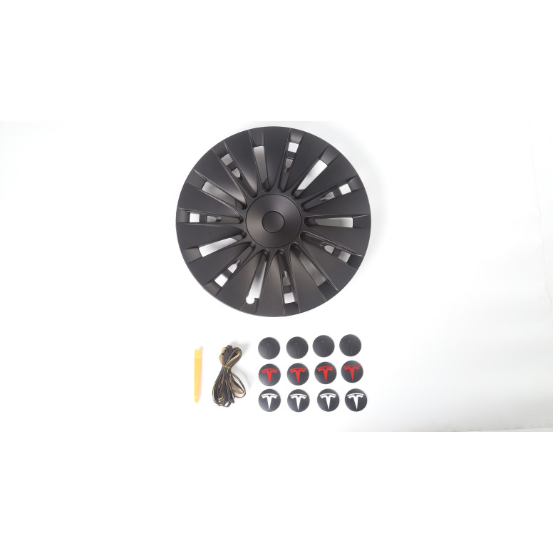 Tesla Model 3 Lote de 4 biseles réplica Induction 18" para Highland 2024+