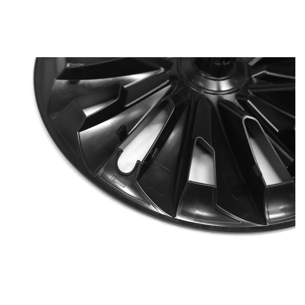 Tesla Model 3 Set med 4 st 18" hjulkapslar i turbinstil för Highland 2024+