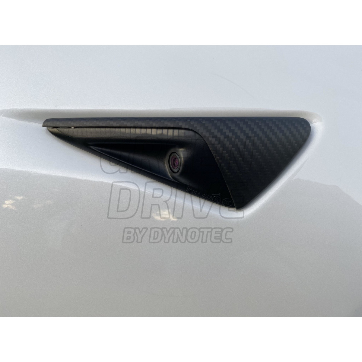 Protección de cámara lateral de carbono para Tesla Model S, X, 3 hasta 2020