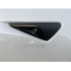 Protección de cámara lateral de carbono para Tesla Model S, X, 3 hasta 2020