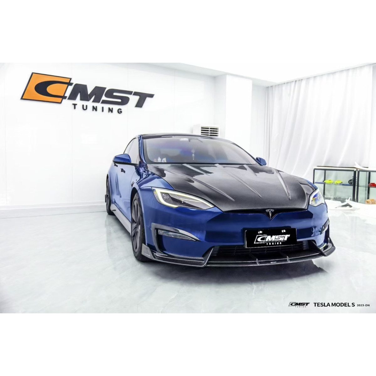 Karbonowa maska CMST® do Tesla Model S LR i Plaid 2021+