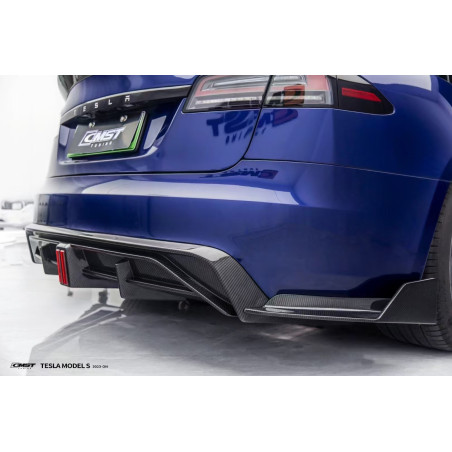 CMST Tesla Model S Koolstofrooster ® voor LR & Plaid 2021+