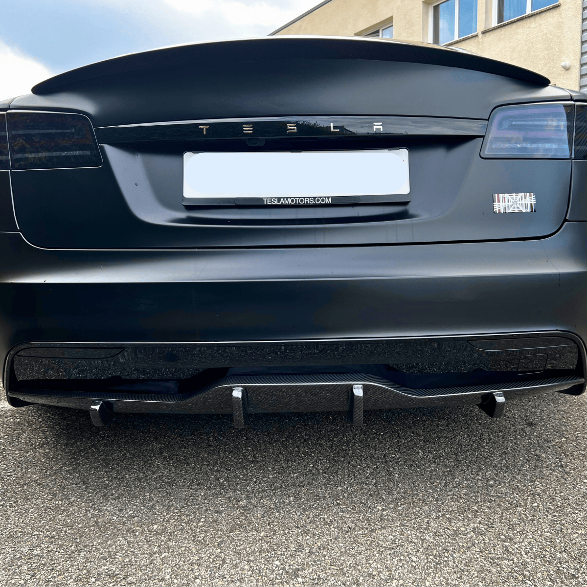 Kulfiberdiffusor DynoTec ElementX® til Tesla Model S LR & Plaid 2022+