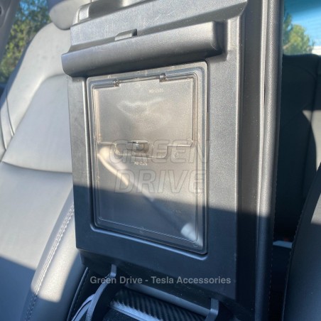 Hidden storage armrest - Tesla Model 3 and Y