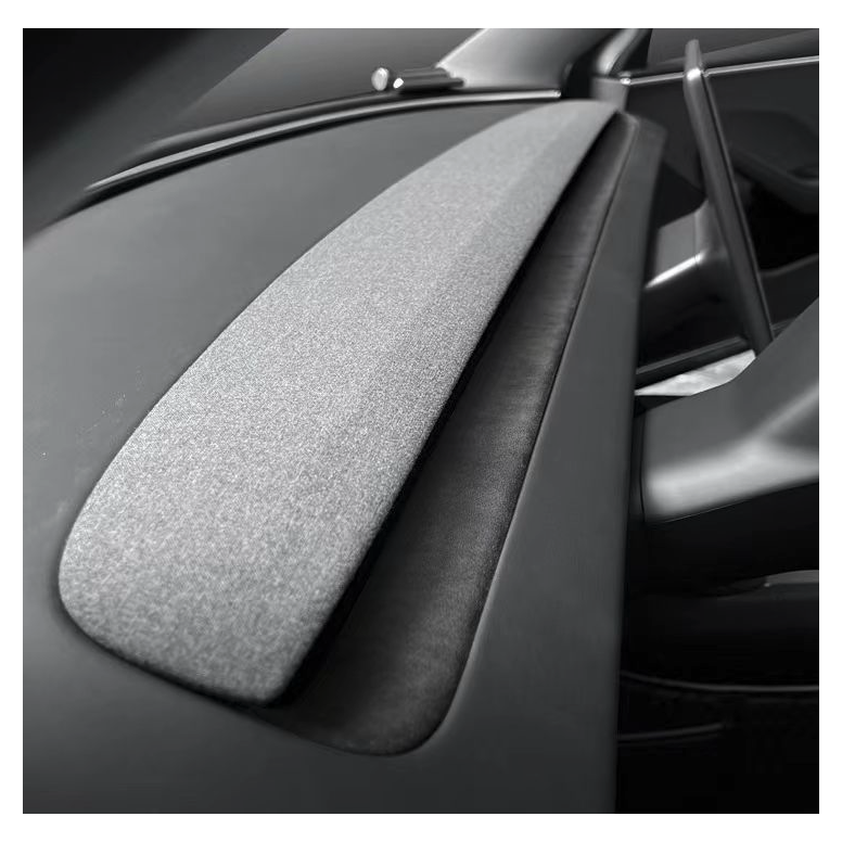 Ægte Alcantara®-instrumentbrætindsats til Tesla Model 3 2024+ og Model Y 2025+