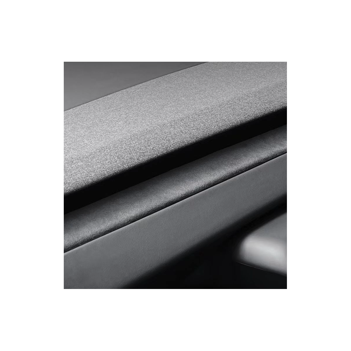 Ægte Alcantara®-instrumentbrætindsats til Tesla Model 3 2024+ og Model Y 2025+