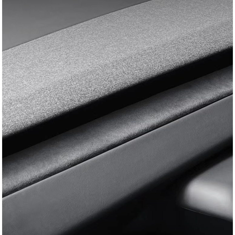 Γνήσιο ένθετο Alcantara® στο ταμπλό για Tesla Model 3 2024+ και Model Y 2025+