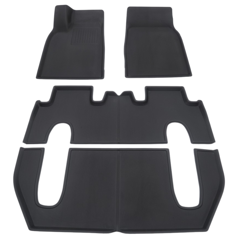 Tilpassede og formede 3D-matter for Tesla Model X LR & Plaid 2021+