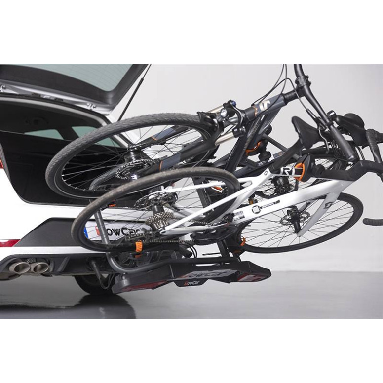 Nosič bicyklov TOWCAR pre Tesla, verzia pre 2, 3 alebo 4 bicykle