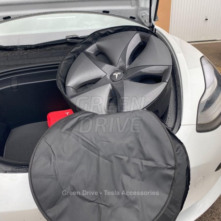Aero väska för förvaring av navkapslar - Tesla Model 3