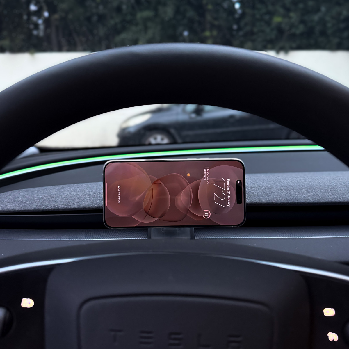 Support de téléphone Magsafe aimanté pour Tesla Model 3 2024+ Highland