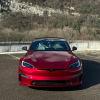 Tesla Model S Plaid Fendinebbia anteriore in carbonio per LR e 2022+