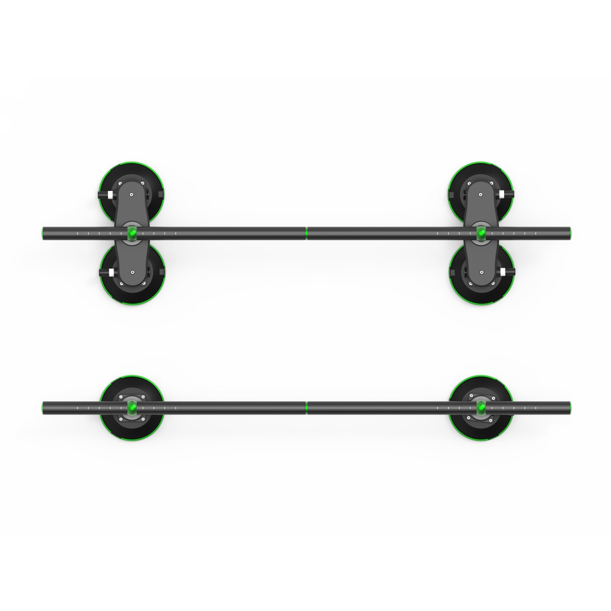 Barras de techo plegables TreeFrog con ventosas para Tesla Model 3, Y, S y X