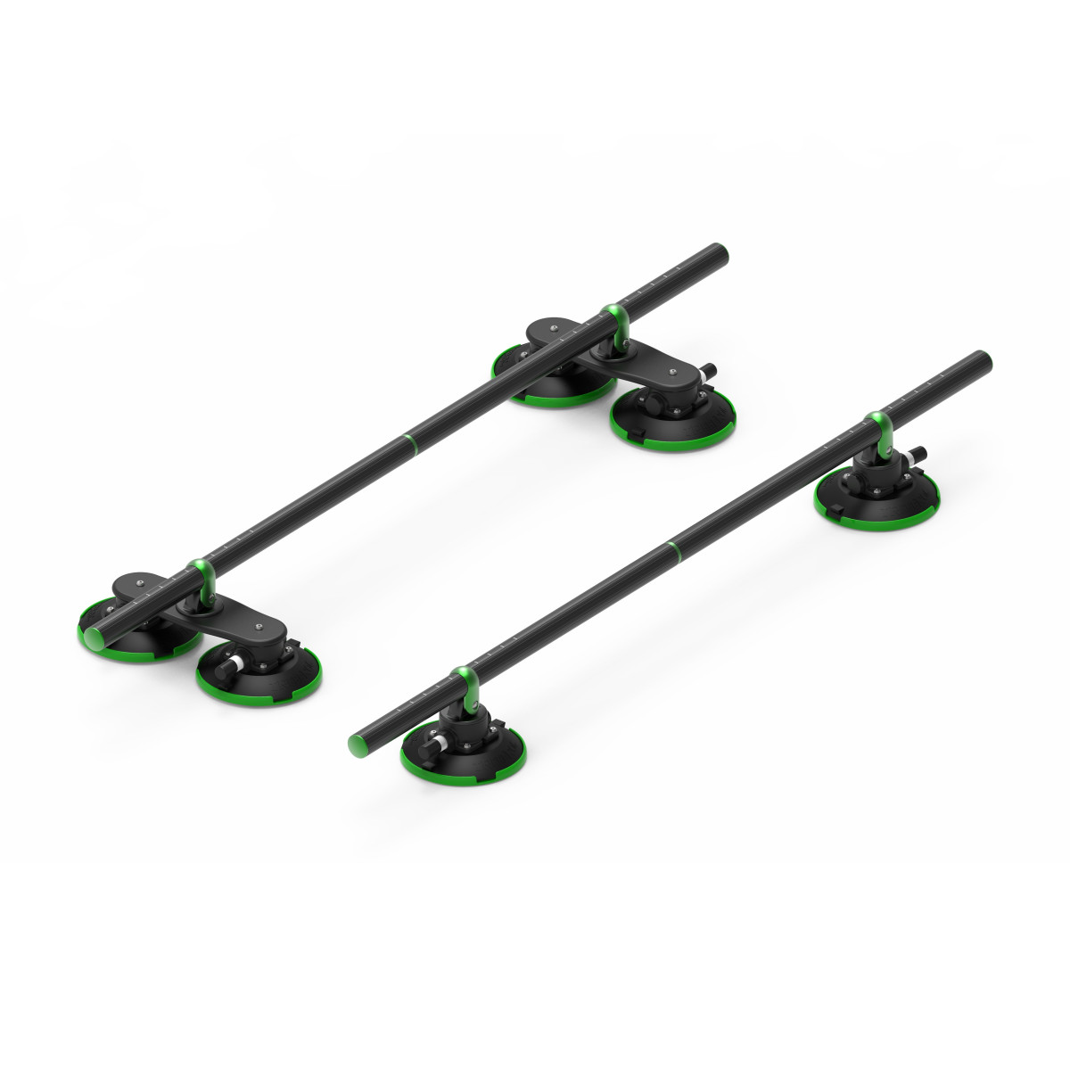 Barras de tejadilho dobráveis TreeFrog com ventosas para Tesla Model 3, Y, S e X