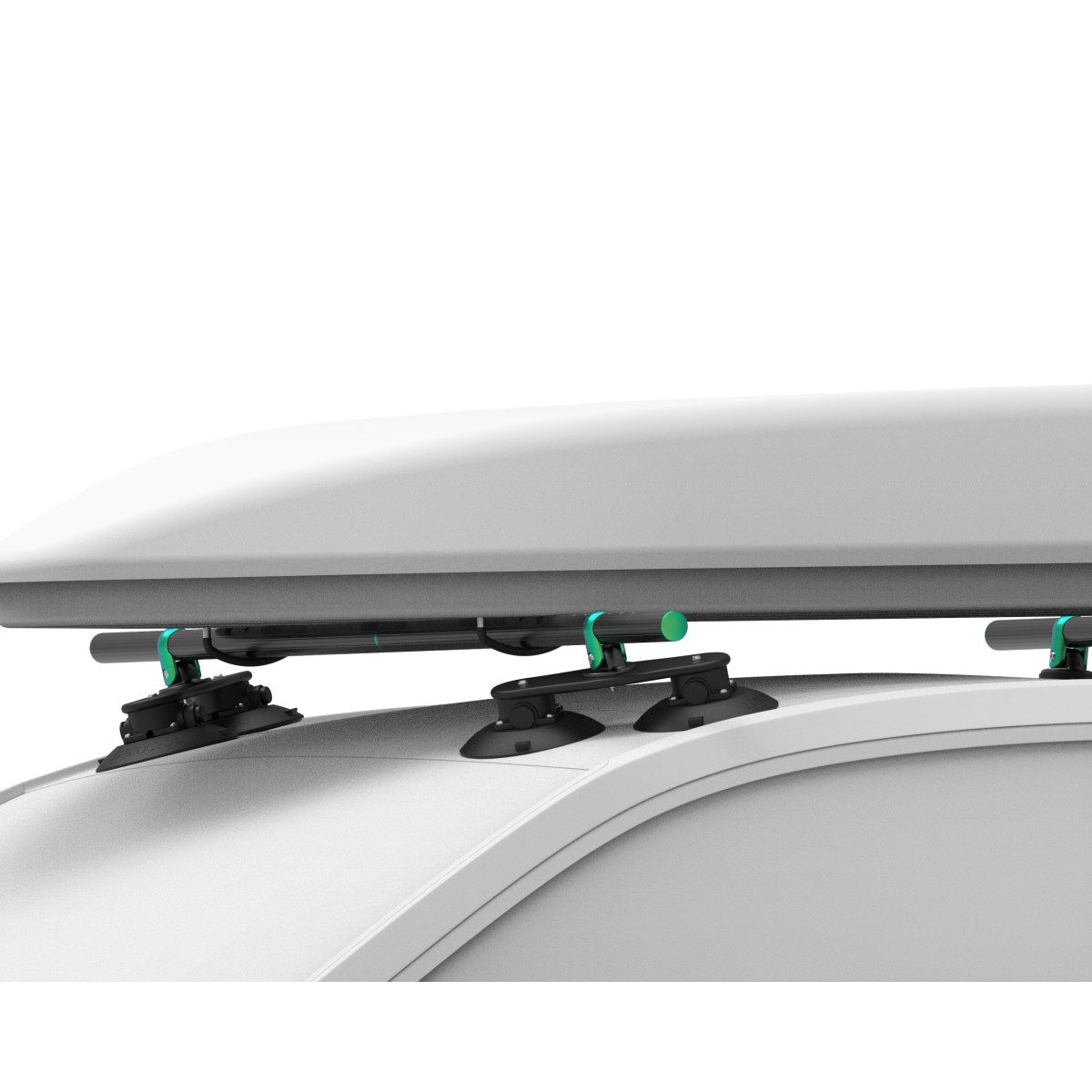 Barras de tejadilho dobráveis TreeFrog com ventosas para Tesla Model 3, Y, S e X