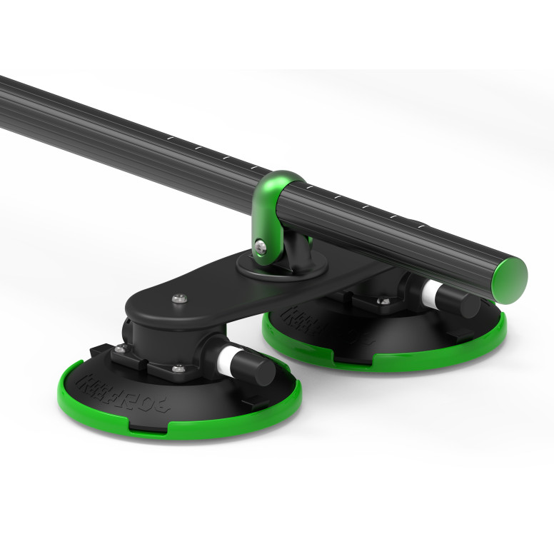 Barras de tejadilho dobráveis TreeFrog com ventosas para Tesla Model 3, Y, S e X