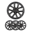Set med 4 Arachnid Plaid 18 tums hjulkapslar för Tesla Model 3 2017-2023