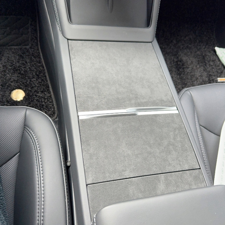 Consola central de Alcantara® original para Tesla Model 3 e Y