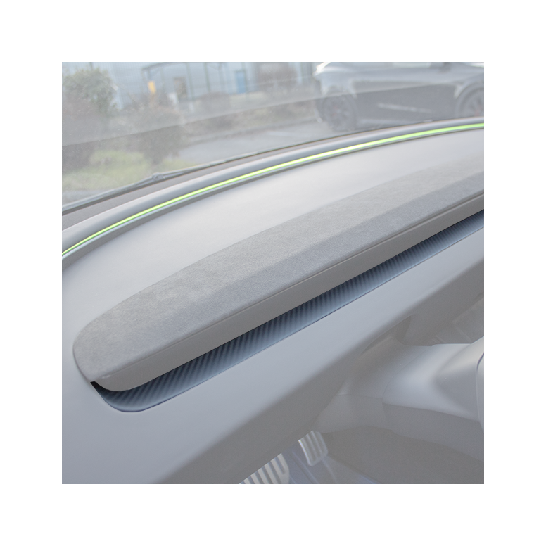 Inserto de salpicadero de carbono para Tesla Model 3 Highland 2024+ y Model Y Juniper 2025+