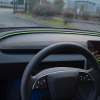 Inserto per cruscotto in carbonio per Tesla Model 3 Highland 2024+ e Model Y Juniper 2025+