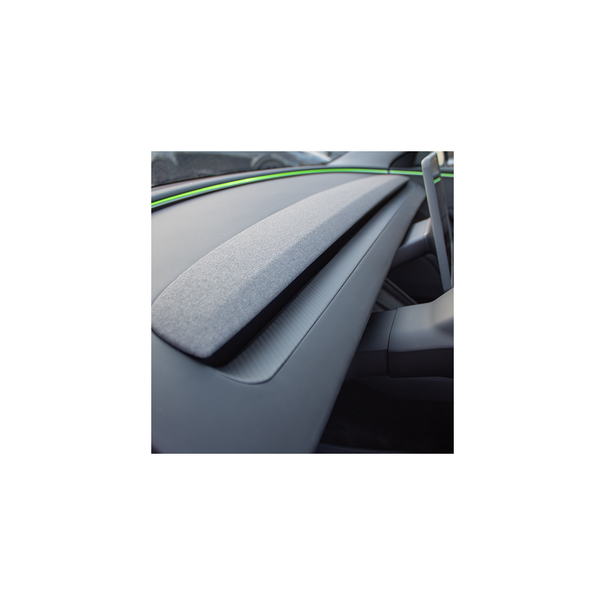 Inserto per cruscotto in carbonio per Tesla Model 3 Highland 2024+ e Model Y Juniper 2025+