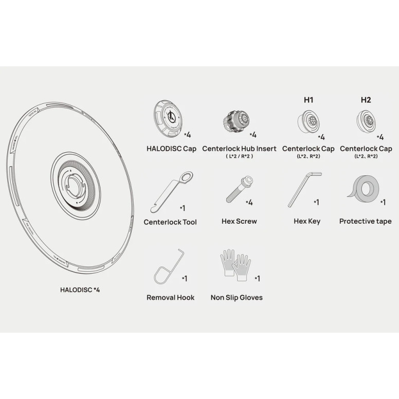 Enjoliveur HaloBLK® version HALODISC 2 pour Tesla Model 3