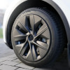 Lot von 4 Radkappen Replica Gemini schwarz 19 Zoll für Tesla Model Y
