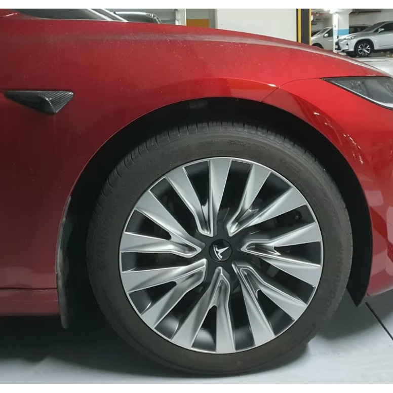 Sæt med 4 NOVA 18" replika-hjulkapsler til Tesla Model 3 Highland 2024+