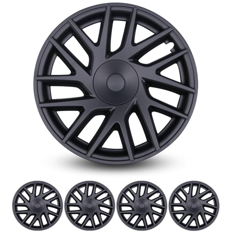 Juego de 4 embellecedores de llanta Photon negro mate 18" para Tesla Model 3 Highland 2024+