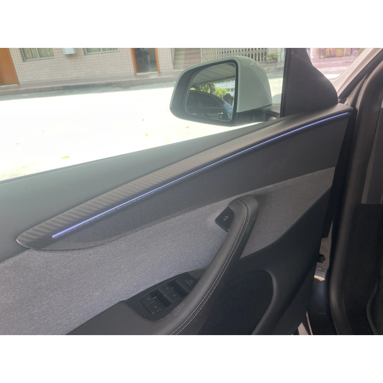 copy ofKoolstof inzetstuk voor deurpanelen - Tesla Model 3 en Y 2021+