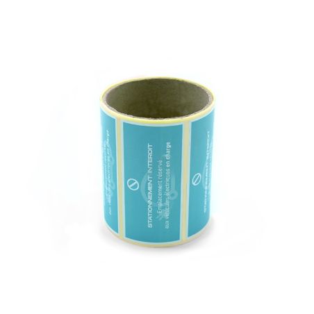 No parking label to stick on