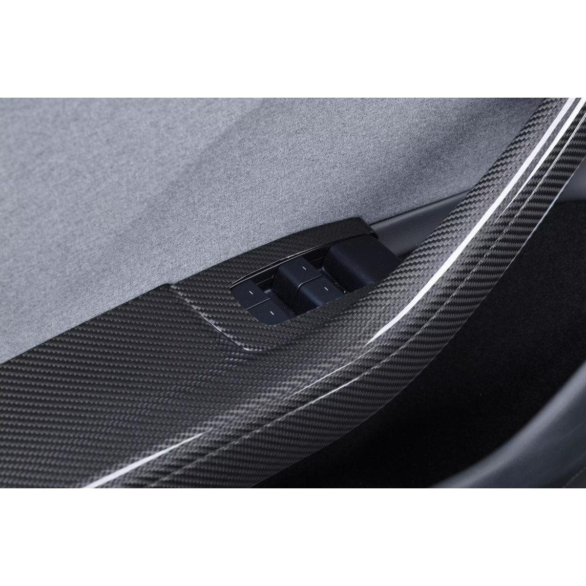 copy ofCarbon binnendeurknoppen - Tesla model 3 en Y