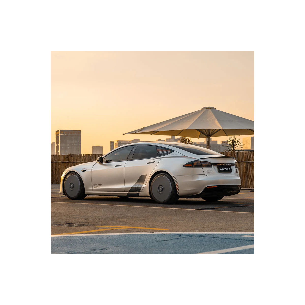 Radkappen HaloBLK® Version HALODISC 2 für Tesla Model S
