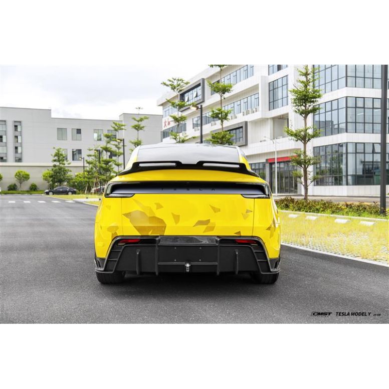 Karbónový zadný difúzor CMST V2 pre Tesla Model Y Juniper 2025+