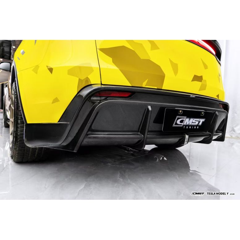 Difuzor spate din carbon CMST V1 pentru Tesla Model Y Juniper 2025+