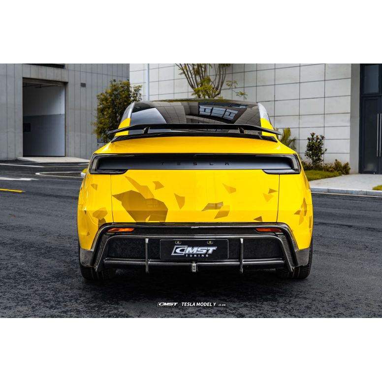 Difuzor spate din carbon CMST V1 pentru Tesla Model Y Juniper 2025+