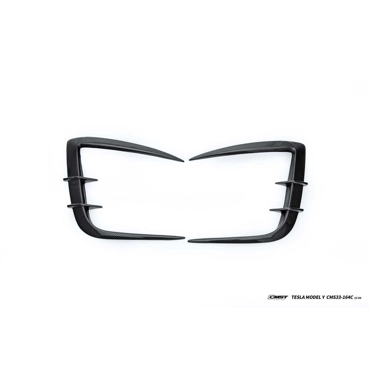 Fog light en carbone CMST V2 pour Tesla Model Y Juniper 2025+